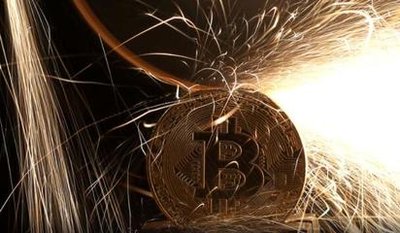 Inside view of a large-scale cryptocurrency mining farm showcasing rows of ASIC miners