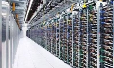A mining farm utilizing a large number of mining machines.