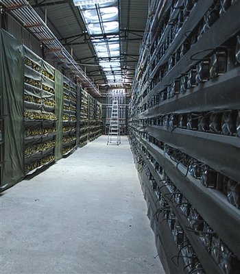 Mining farm showcasing large setups of machines